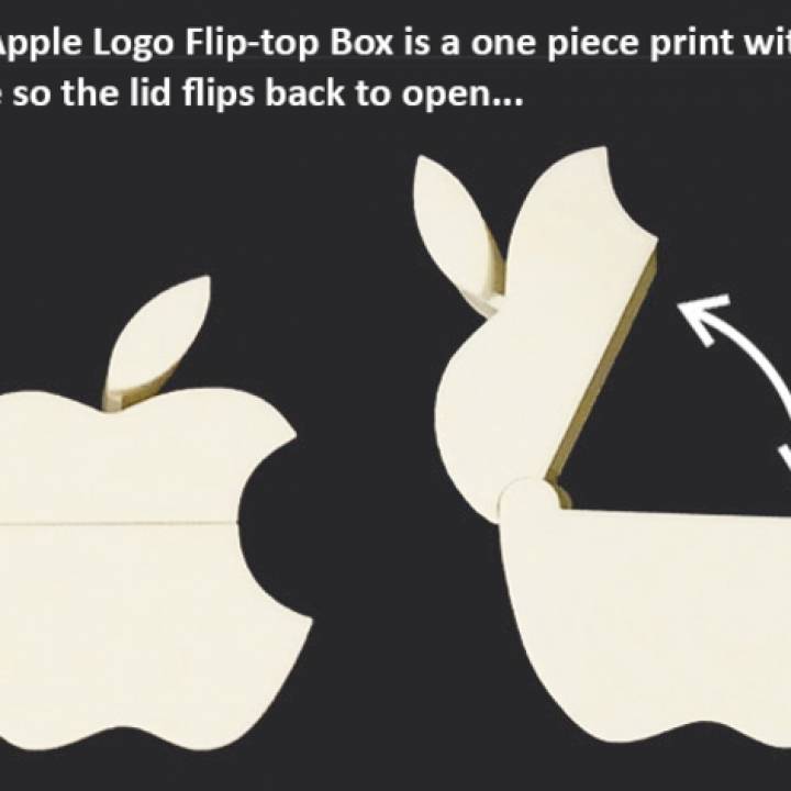 Apple Logo Flip-top Box image