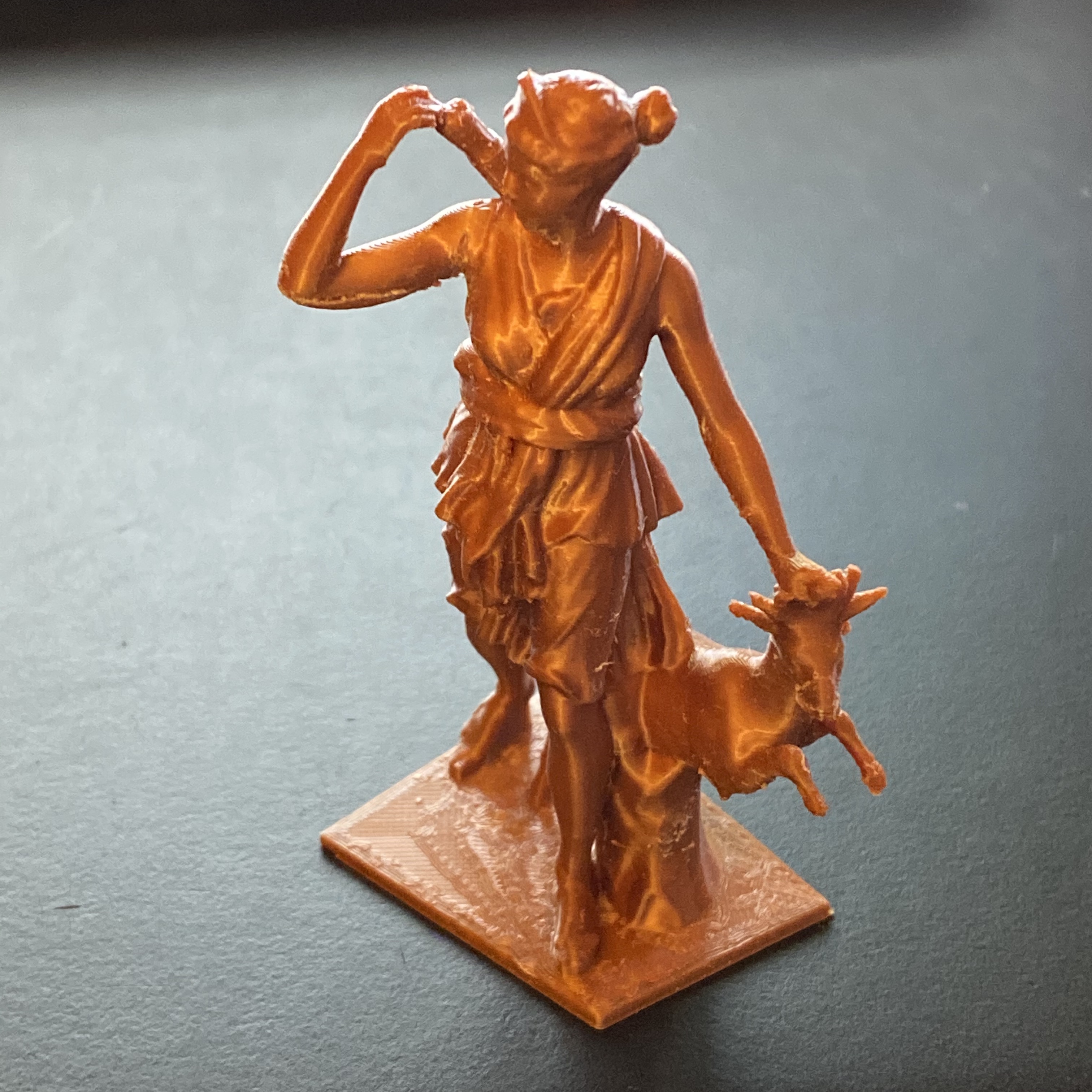 3D Printable Diana and a Doe by Scan The World