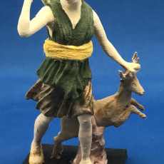 Picture of print of Diana and a Doe