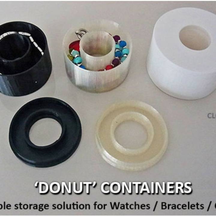 'Donut' Watch / Bracelet / Chain Container image