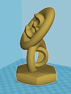 Trophée 3D image
