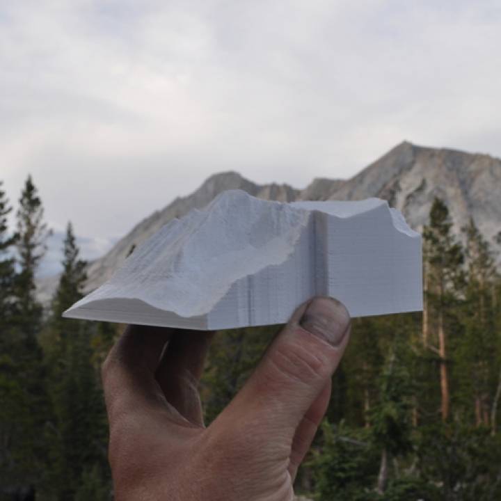 Mt Conness (Yosemite) 3d model image
