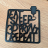 eat sleep 3dPrint repaeat print image