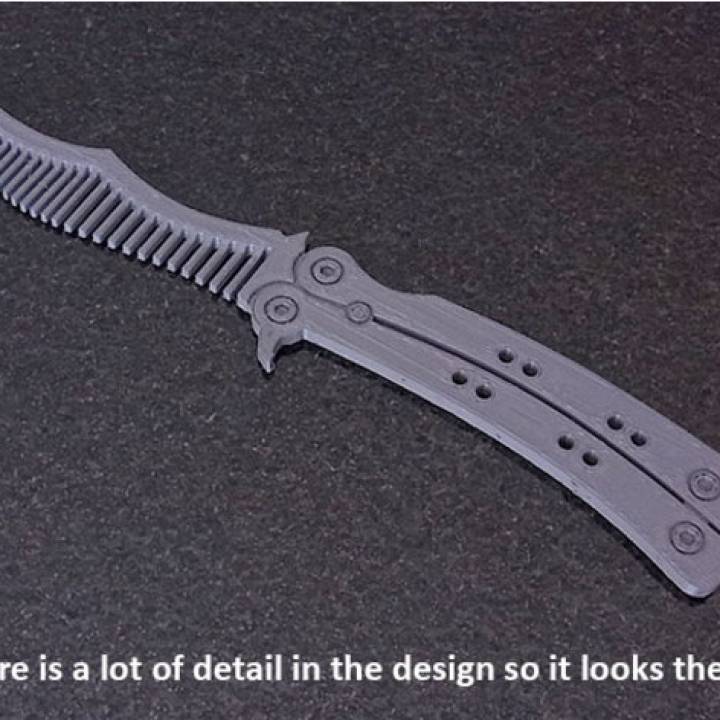 Butterfly Knife Comb image