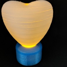 Picture of print of Heart Tea Lamp