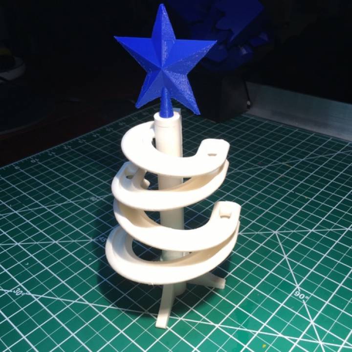 A Mini Merry Marblevator Christmas Tree image