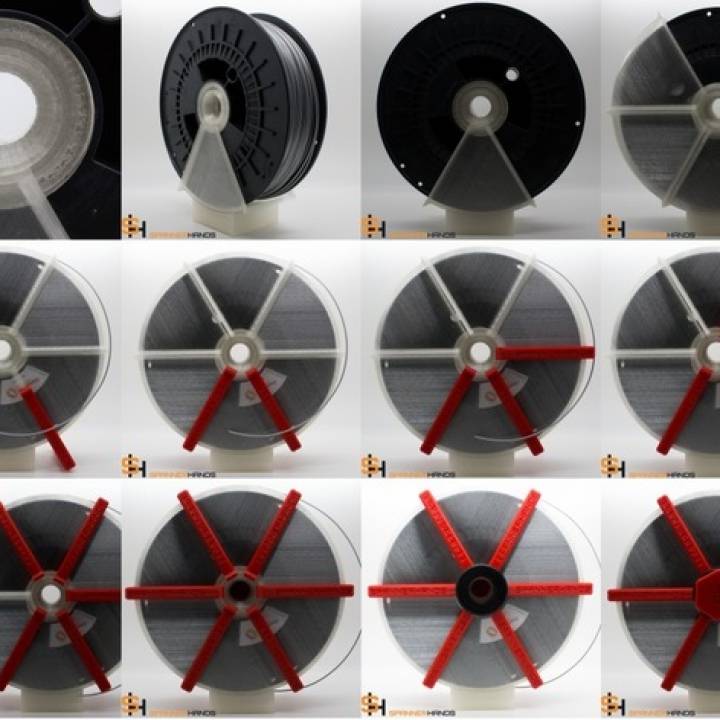 SPANNERHANDS Spool System Wall Mounted Spool Holder & Dust Cover image