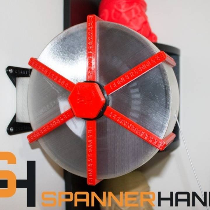 SPANNERHANDS Spool System Wall Mounted Spool Holder & Dust Cover image