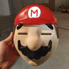 Picture of print of Happy Mask Mario