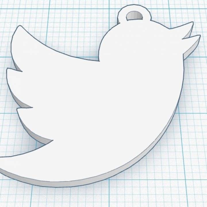 Twitter Keychain image