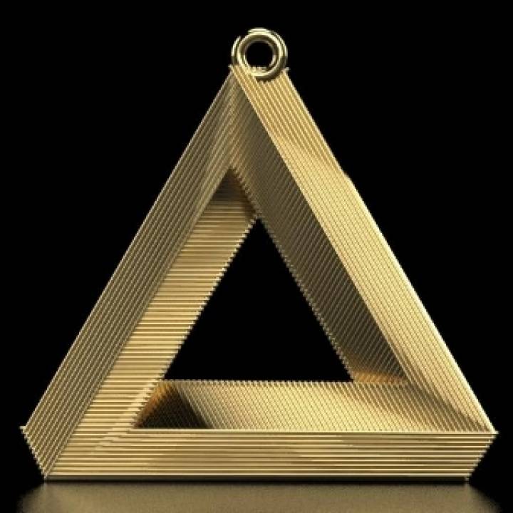 Impossible Triangle Pendant image