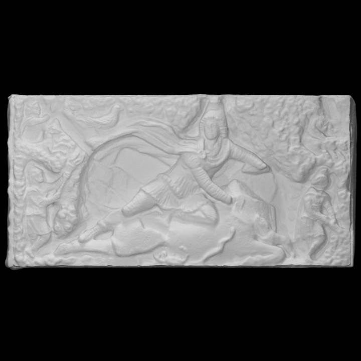 Large relief of Mithras image