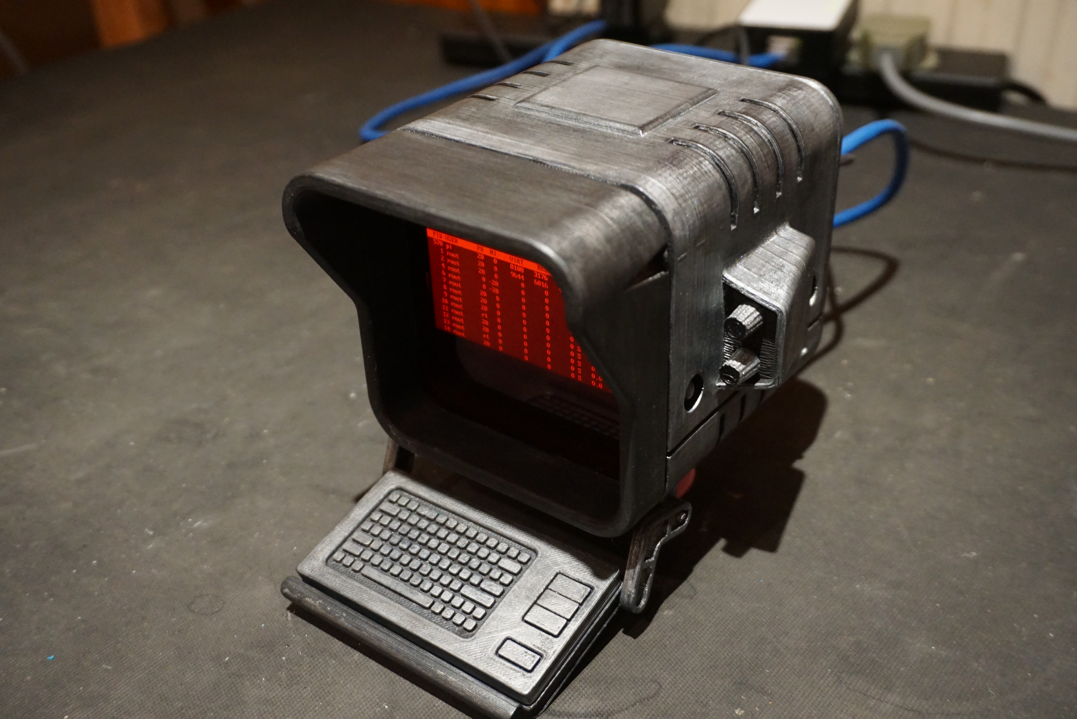 3D Printable Fallout 4 - Wall Mounted Terminal Replica by Power Up Props