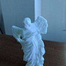 Picture of print of Angel with skull and snake