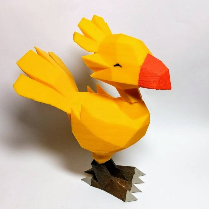 Low poly Chocobo image