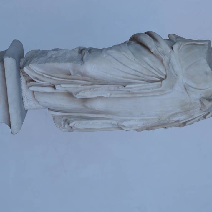 Fragment of a statue of a woman image