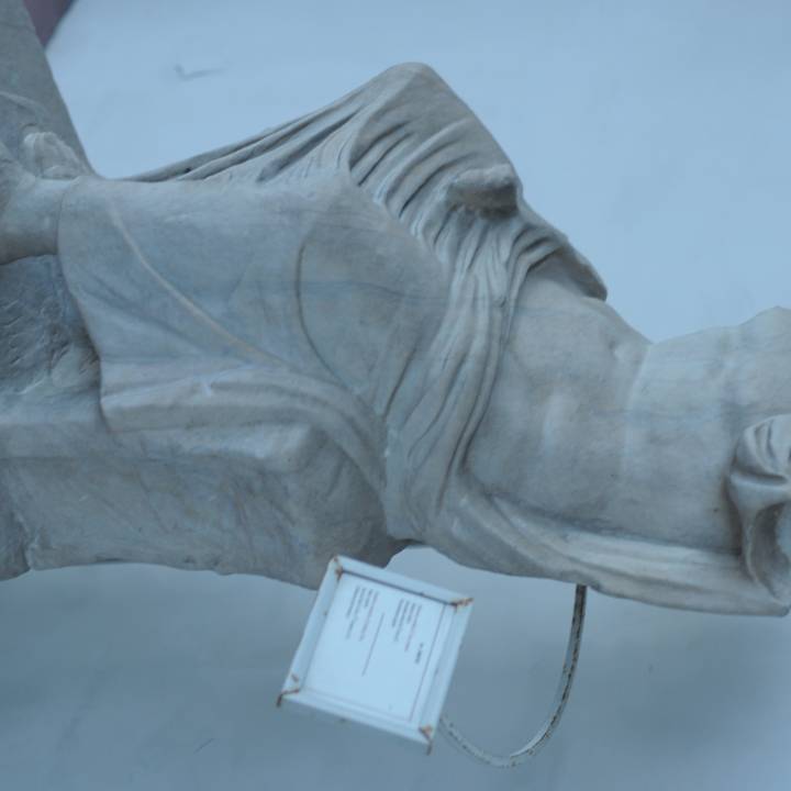 Headless statuette of seated Zeus image