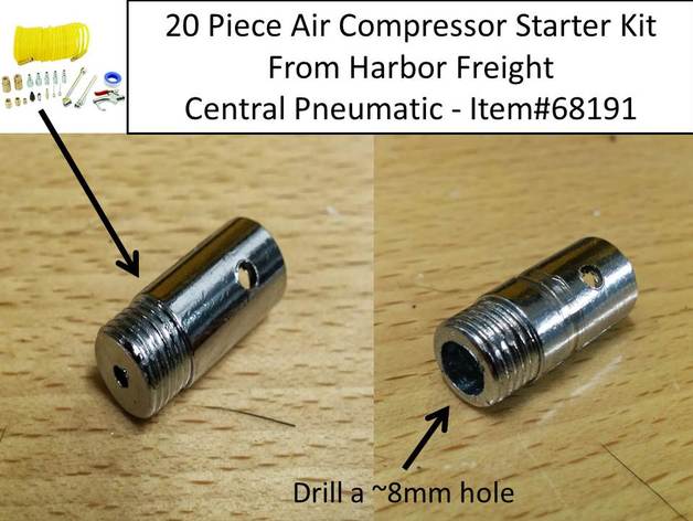 Air Assist Nozzle for DC-KIII, K40 Chinese 40 watt Laser Cutter / Engraver image