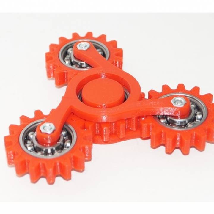 Hand spinner four gears image