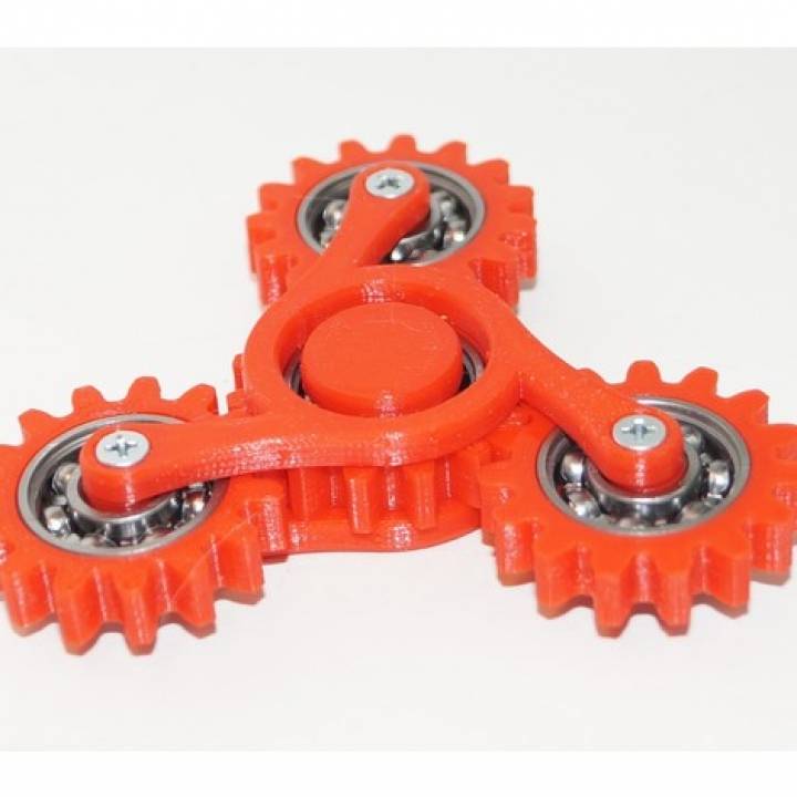 Hand spinner four gears image