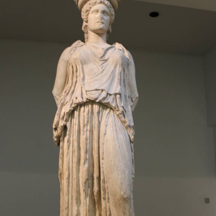 3D Printable Caryatid from the Erechtheion by Scan The World