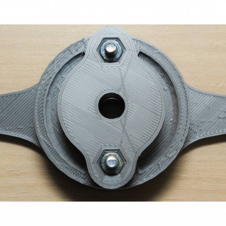 Spool holder ice filament image