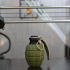 Grenade spice jar print image