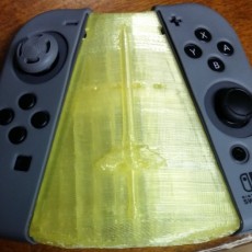 Picture of print of Ergonomic JoyCon Grip With Light Pipes