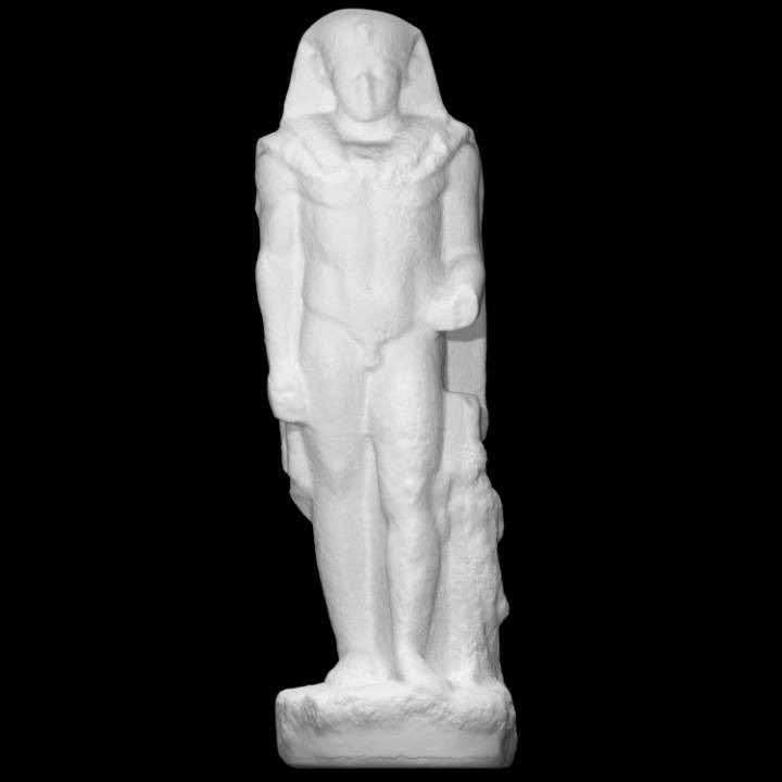 Egyptian statue of a Pharaoh image
