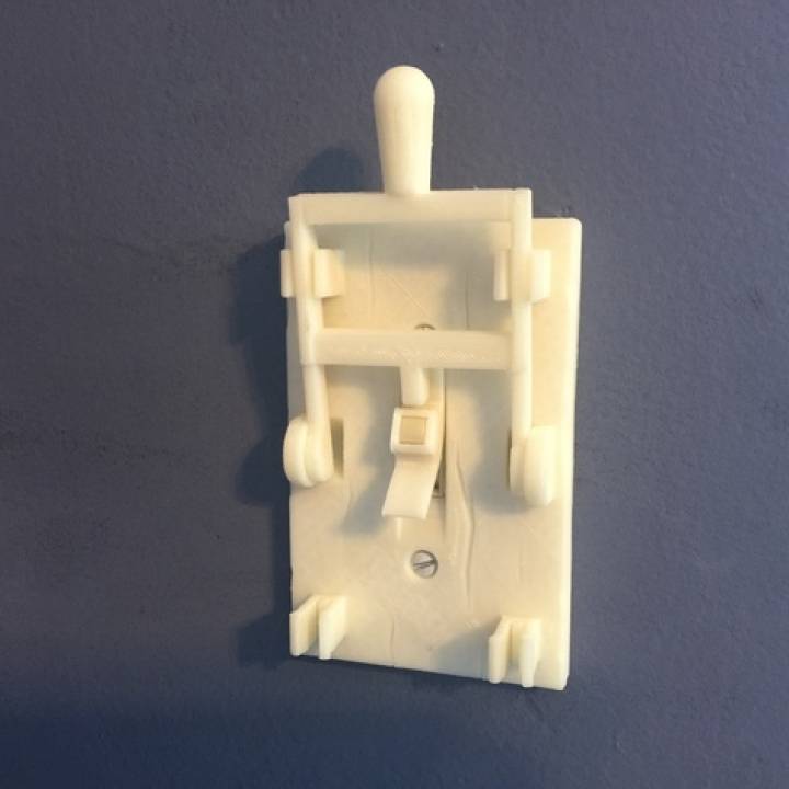 Reprint of Frankenstein Light Switch Plate from LoboCNC image