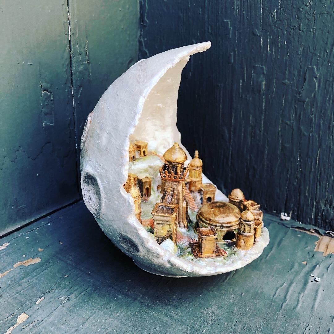 3D Printable Moon city by Jukka Seppänen