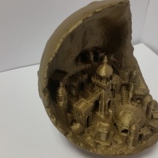 Picture of print of Moon city
