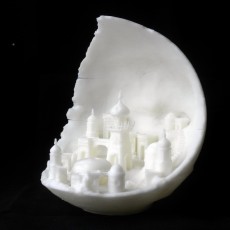 3D Printable Moon city by Jukka Seppänen
