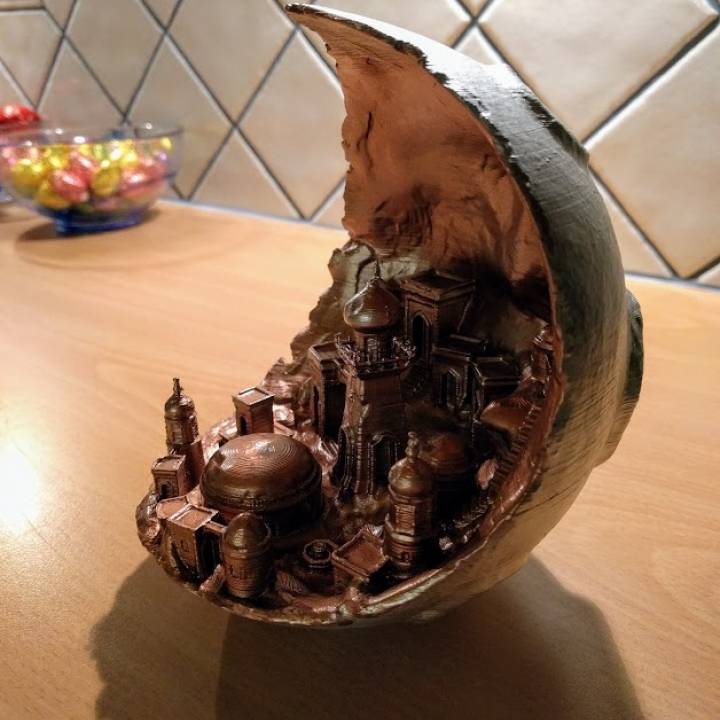 3D Printable Moon city by Jukka Seppänen