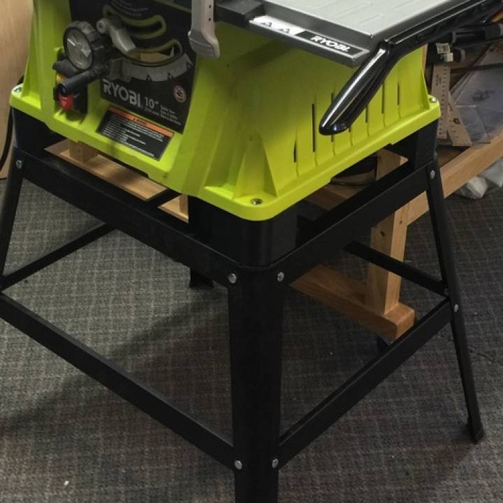 3D Printable Ryobi Table Saw Height Adjustment Block by Chuck Hellebuyck
