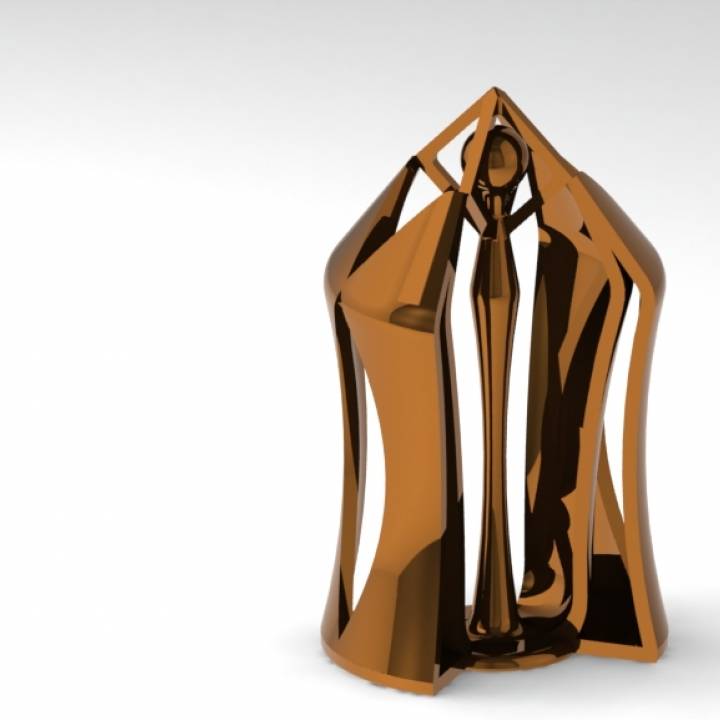 the supported arrow trophy for the 3DPI Awards trophy competition image