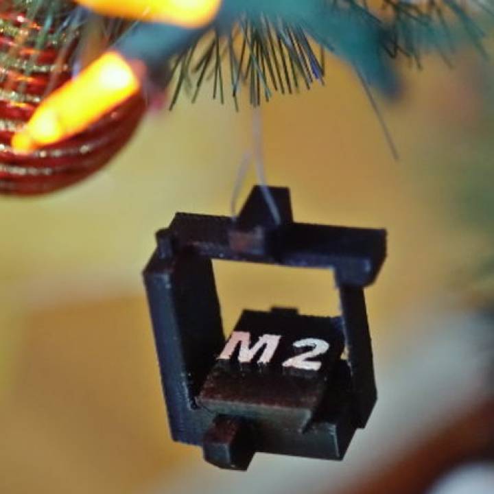 MakerGear M2 simplified toy model ornament/keychain image