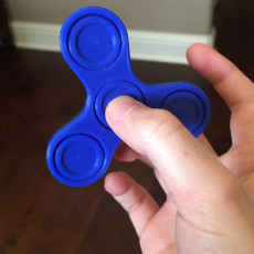 Picture of print of Fidget Spinner - One-Piece-Print / No Bearings Required!