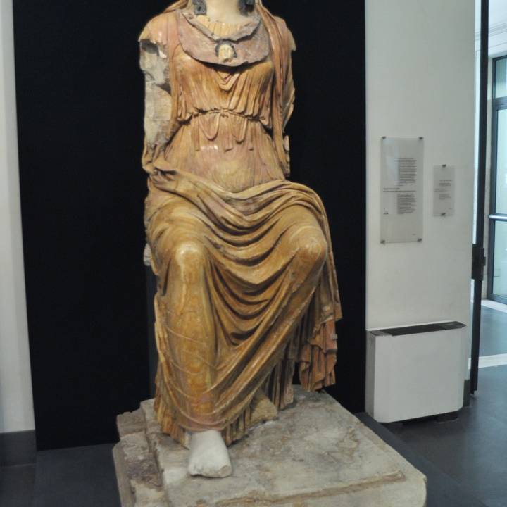 Statue of Seated Minerva image