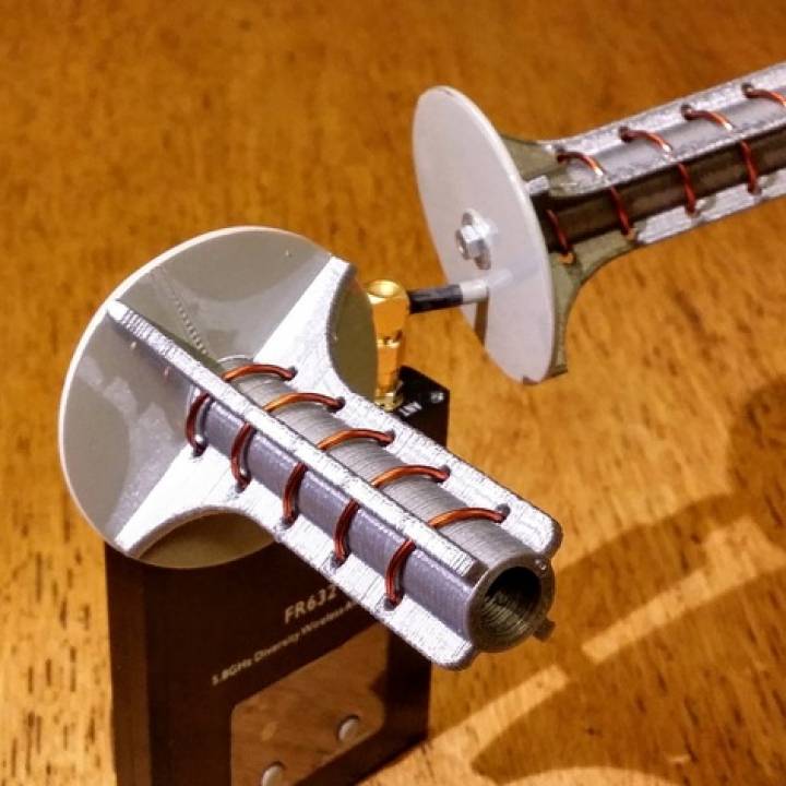 5 turn Helical FPV antenna (5.8 GHz) image