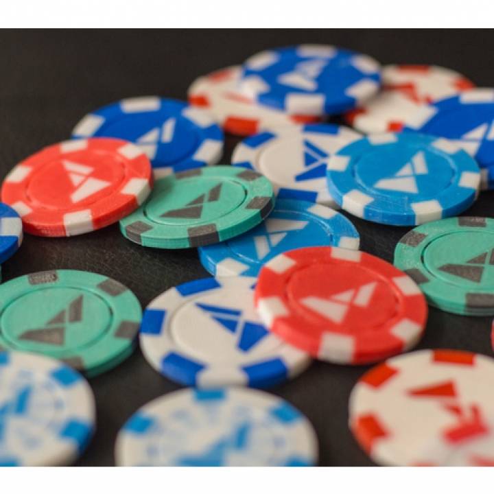 Multi-color Poker Chips image