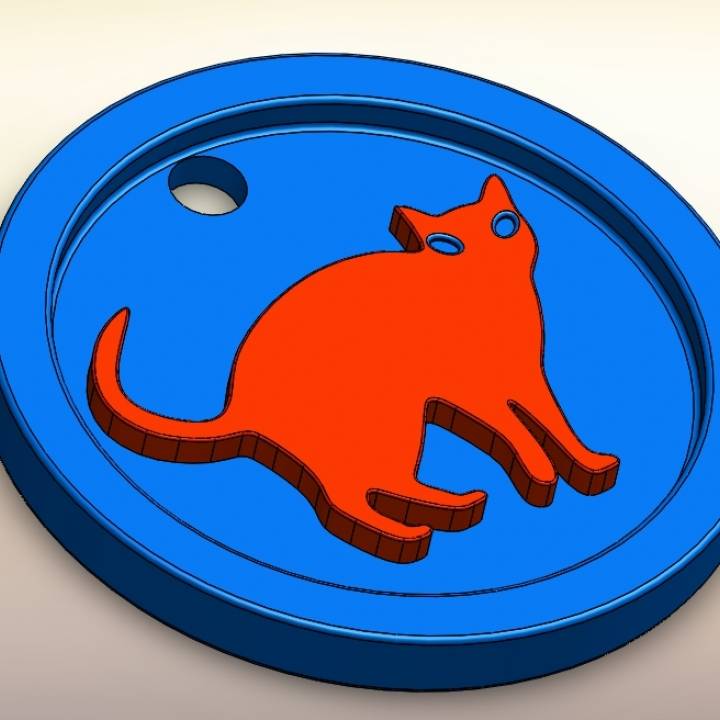 Cat ID Plate image