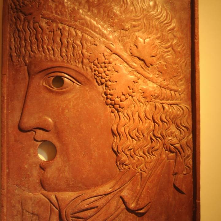 Bas-relief with Mask image