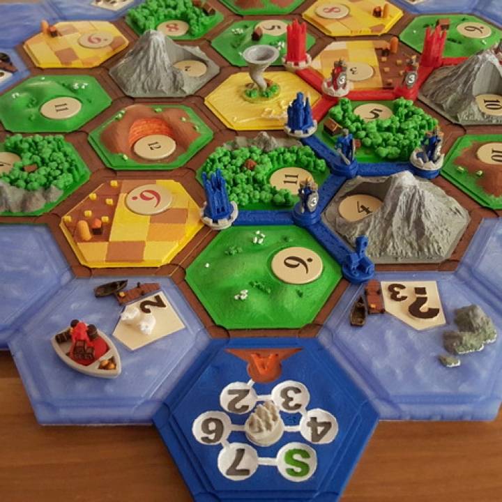 Cities & knights (expansion for settlers of catan) image
