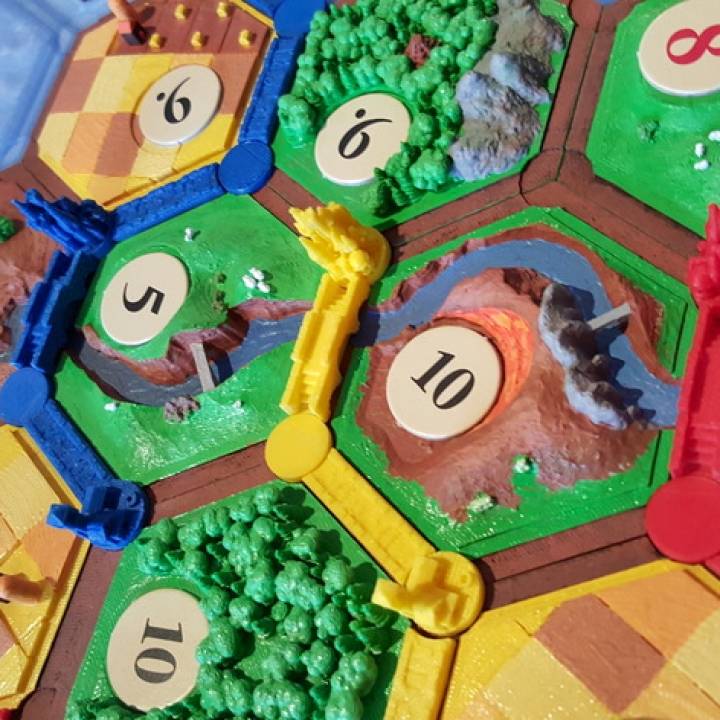 Traders & barbarians (expansion for settlers of catan) image