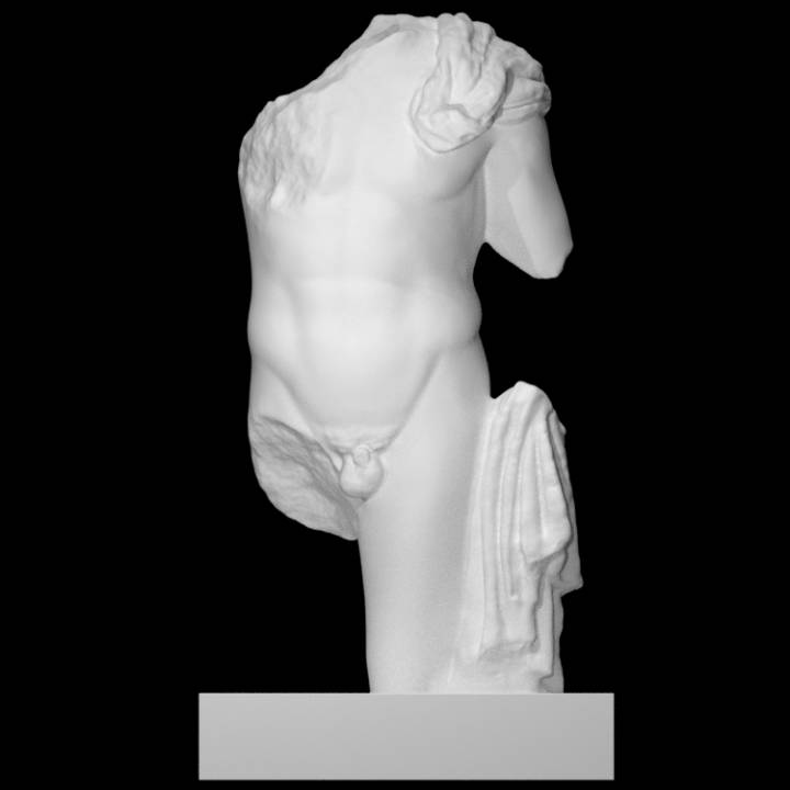 Male Statue in Heroic Nudity image
