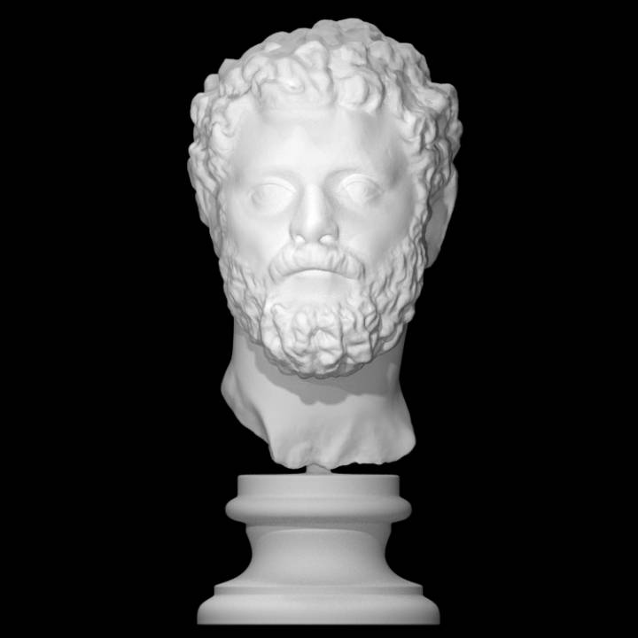 3D Printable Portrait of Septimius Severus by Scan The World