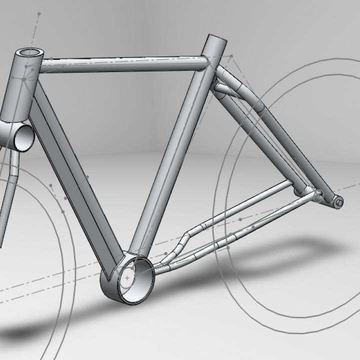 mounain bike frame image