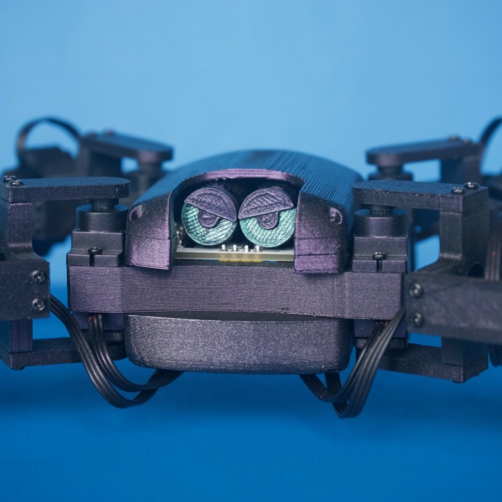 3D Printable Q1 mini Quadruped Robot 2.0 (Designed by Jason
