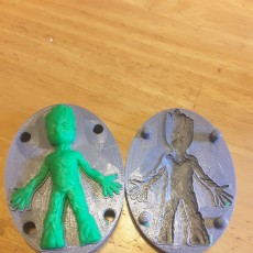 Picture of print of Baby Groot Clay Mold
